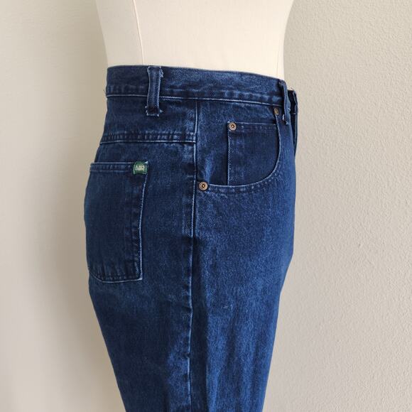 Vintage Northern Reflections Dark Wash High Waisted Mom Jeans Taper Leg Jeans 8 - Picture 5 of 8
